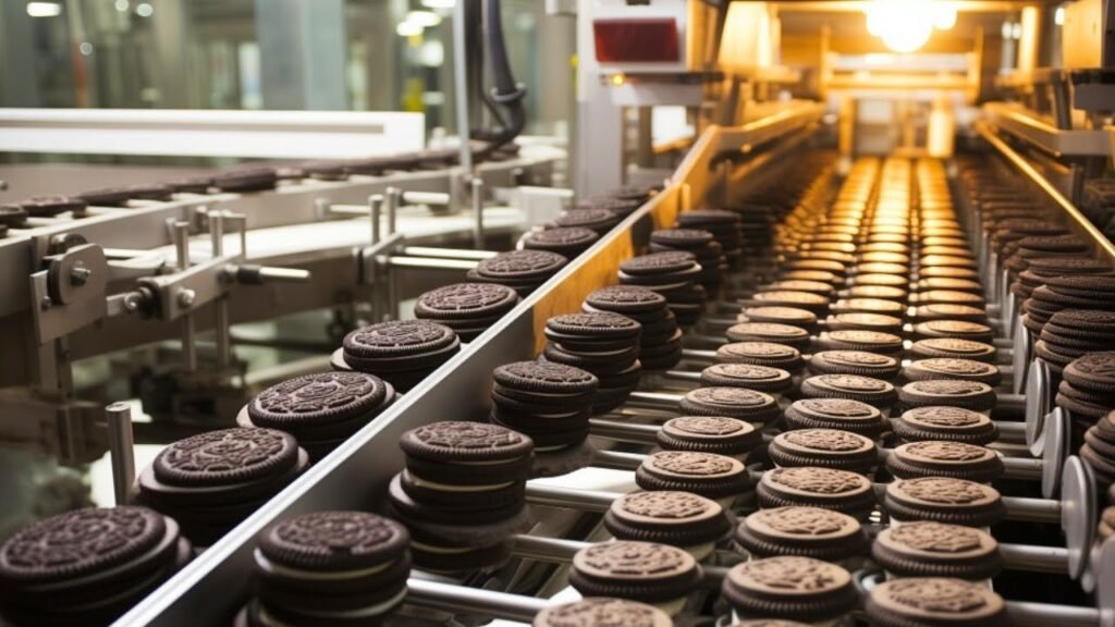 Direct gas fired industrial biscuit oven