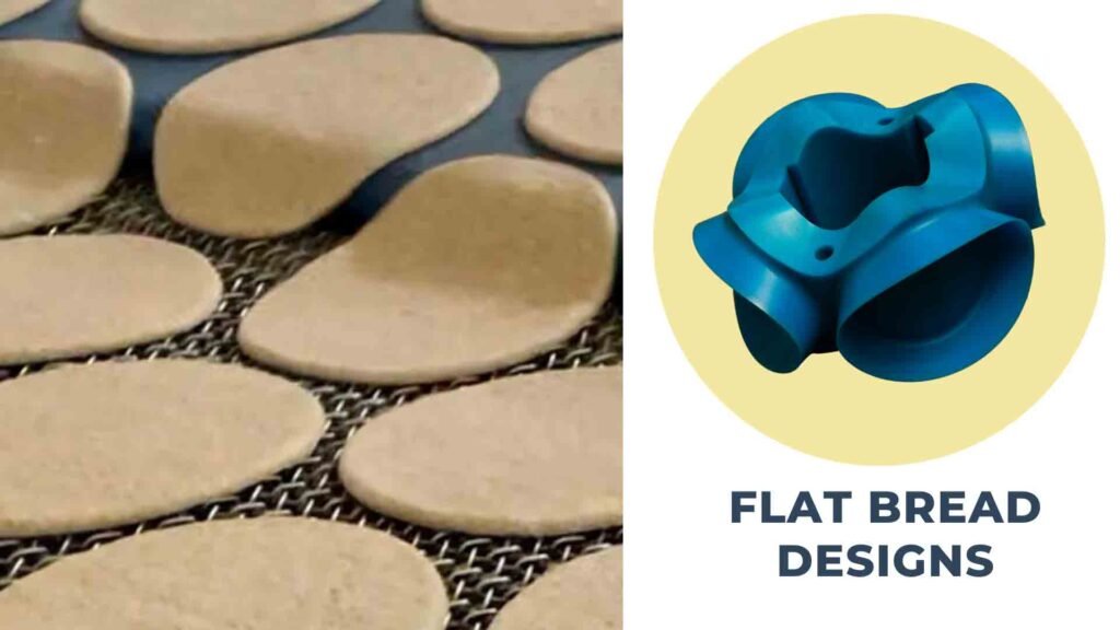 Industrial chips cutting moulds for uniform snack production
