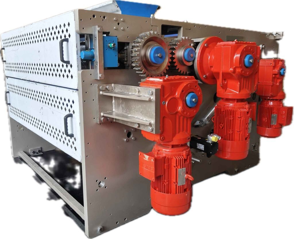 Rotary moulding unit for decorative biscuit production