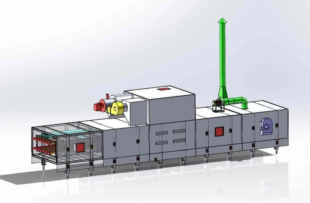 Cyclothermic oven for high-performance biscuit production